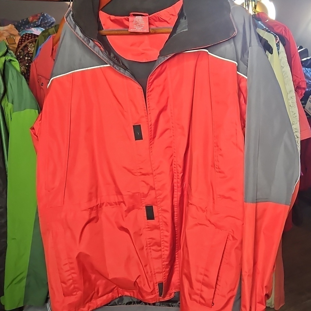 Red Gray Jacket Coat Unbranded Size XL